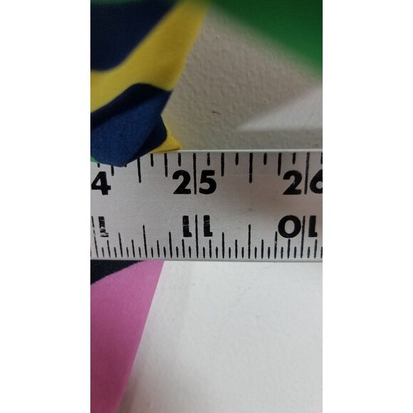 Buxom Couture Floral Long Sleeve Tiered Dress Size 1X with Pockets Spandex - Picture 11 of 14